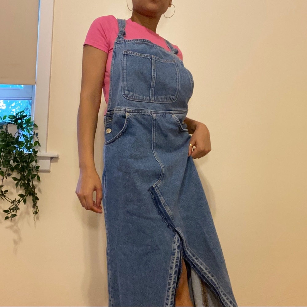 Zara 90s Collection Jean Dress